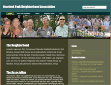 Tablet Screenshot of overlookpark.org